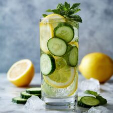 Cucumber Lemon Water Recipe