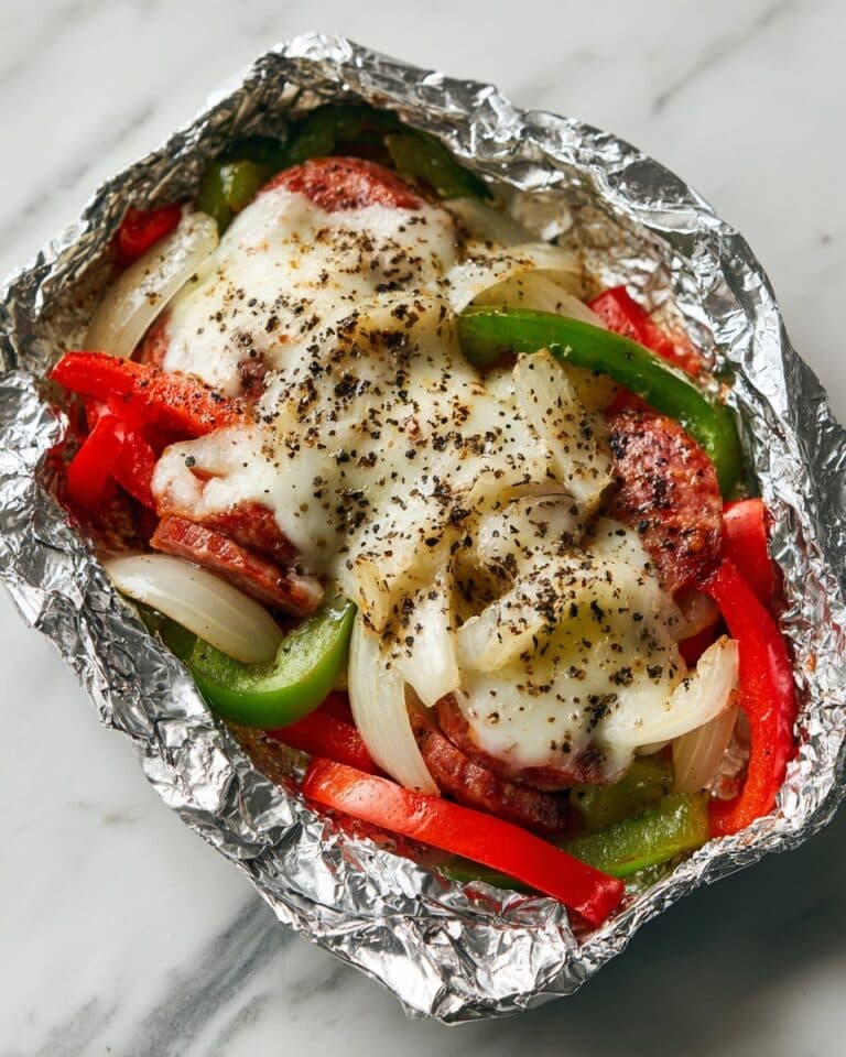Philly Cheesesteak Foil Packs Recipe