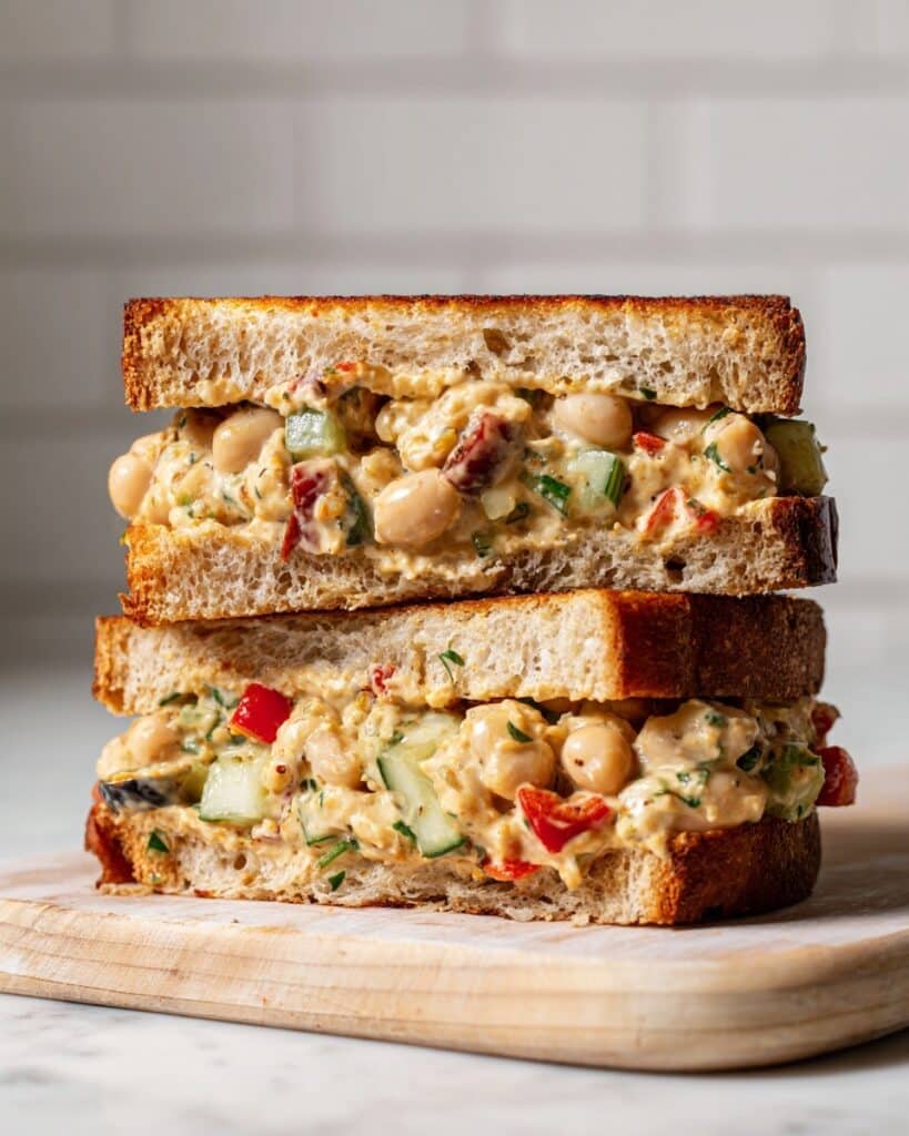 Greek Chickpea Salad Melts Recipe
