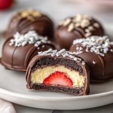 Frozen Chocolate Covered Strawberry Banana Bites Recipe
