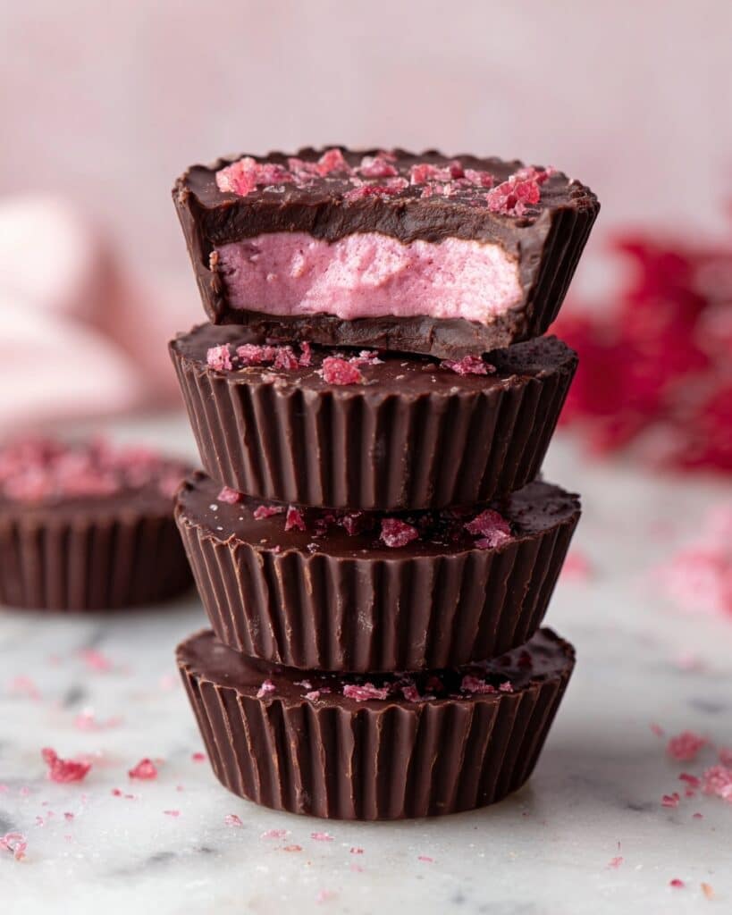 Strawberry Coconut Chocolate Cups Recipe