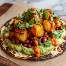 Trader Joe’s 5 Series – Spicy Potato Tacos with Black Beans Recipe