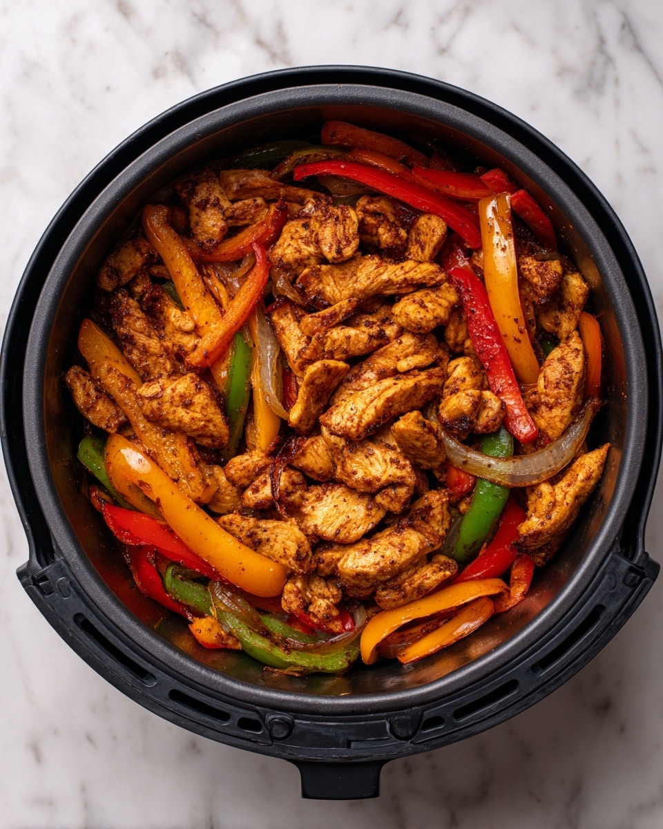 On a white plate with a white marbled surface underneath, there are several layers starting with soft, folded white tortillas placed near the top right. Below the tortillas is a colorful mix of cooked chicken pieces and sliced red, yellow, and green bell peppers with some caramelized onions, all showing a slightly charred, seasoned texture. To the left side of the chicken and peppers is a bunch of fresh green cilantro leaves that add bright color and freshness. At the bottom left of the plate, there are three scoops of creamy green guacamole with a smooth texture, and next to them are two dollops of white sour cream, soft and fluffy. On the bottom right edge of the plate, three lime wedges with a fresh light green color are placed in a row. The overall look is vibrant with a mix of warm and cool tones. photo taken with an iphone --ar 4:5 --v 7