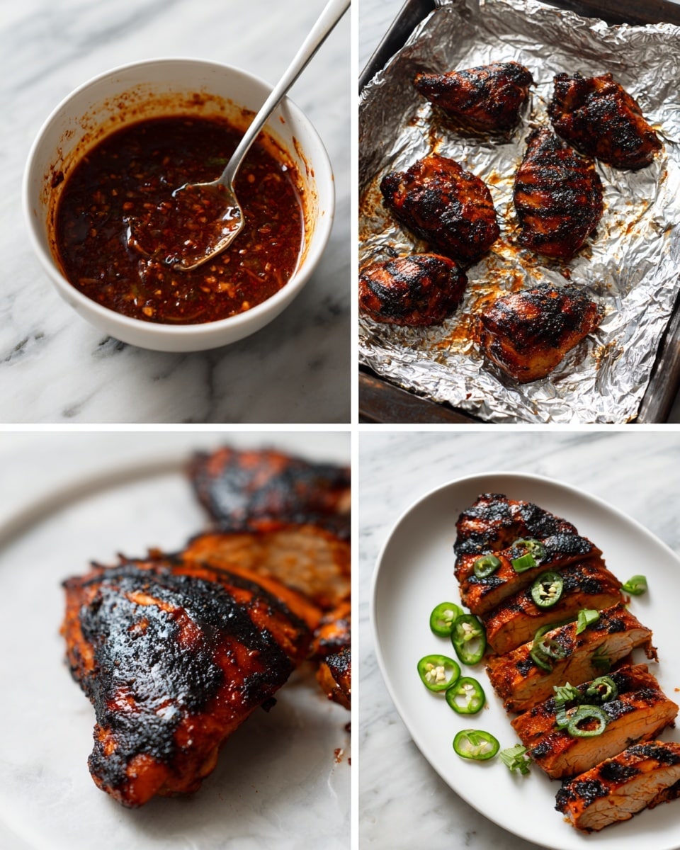 Baked Boneless Chicken Thighs with Spicy Balsamic Seasoning Recipe - Recipe Image