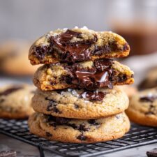 Salted Brown Butter Banana Chocolate Chunk Cookies Recipe