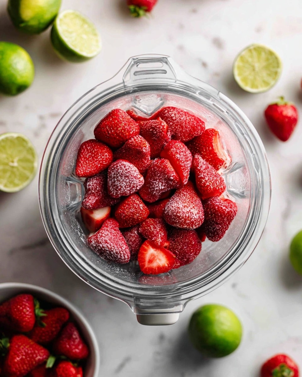 Frozen Strawberry Margarita Recipe - Recipe Image