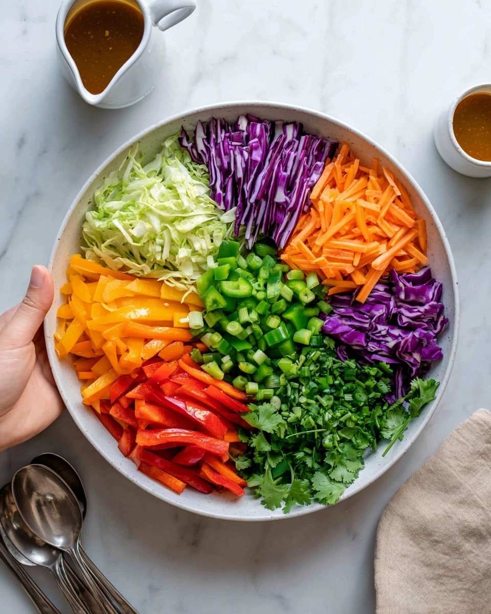 Sesame Chicken Cabbage Crunch Salad Recipe - Recipe Image