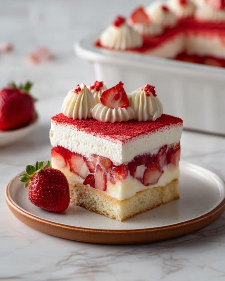 Fresh Strawberry Tiramisu Recipe