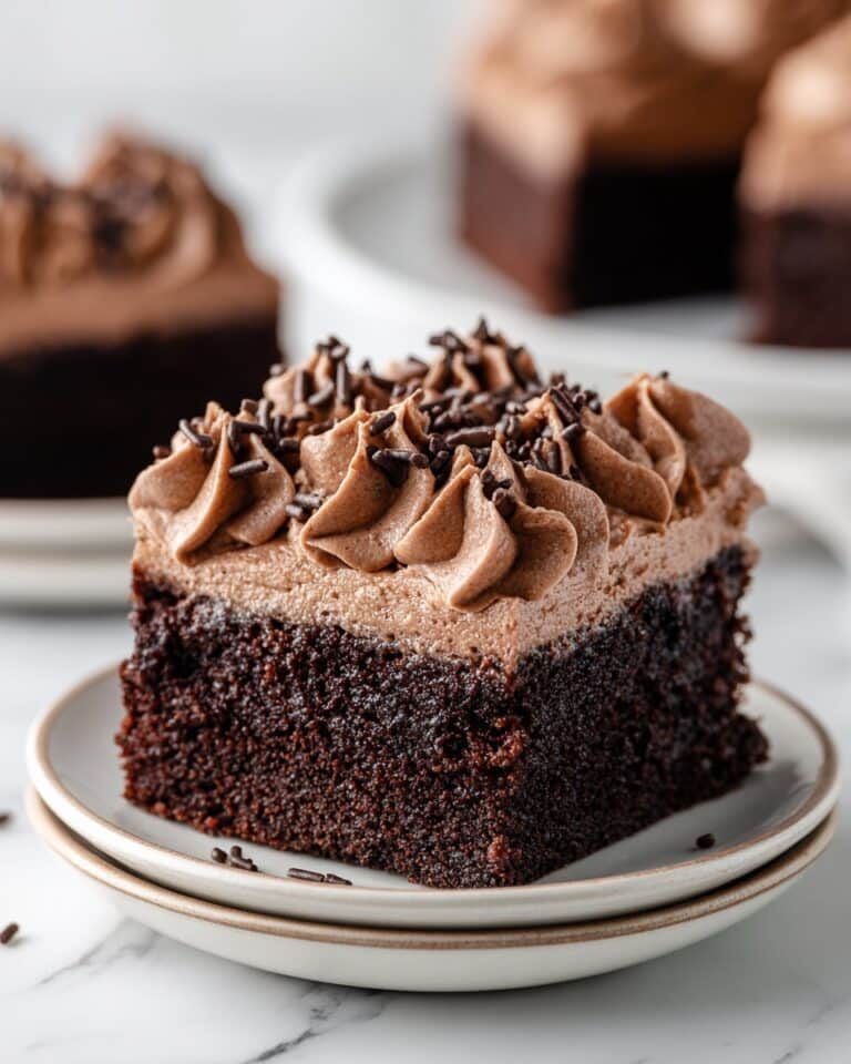 Chocolate Sheet Cake with Decadent Fudge Frosting Recipe