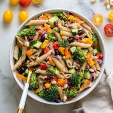 High Protein Pasta Salad Recipe