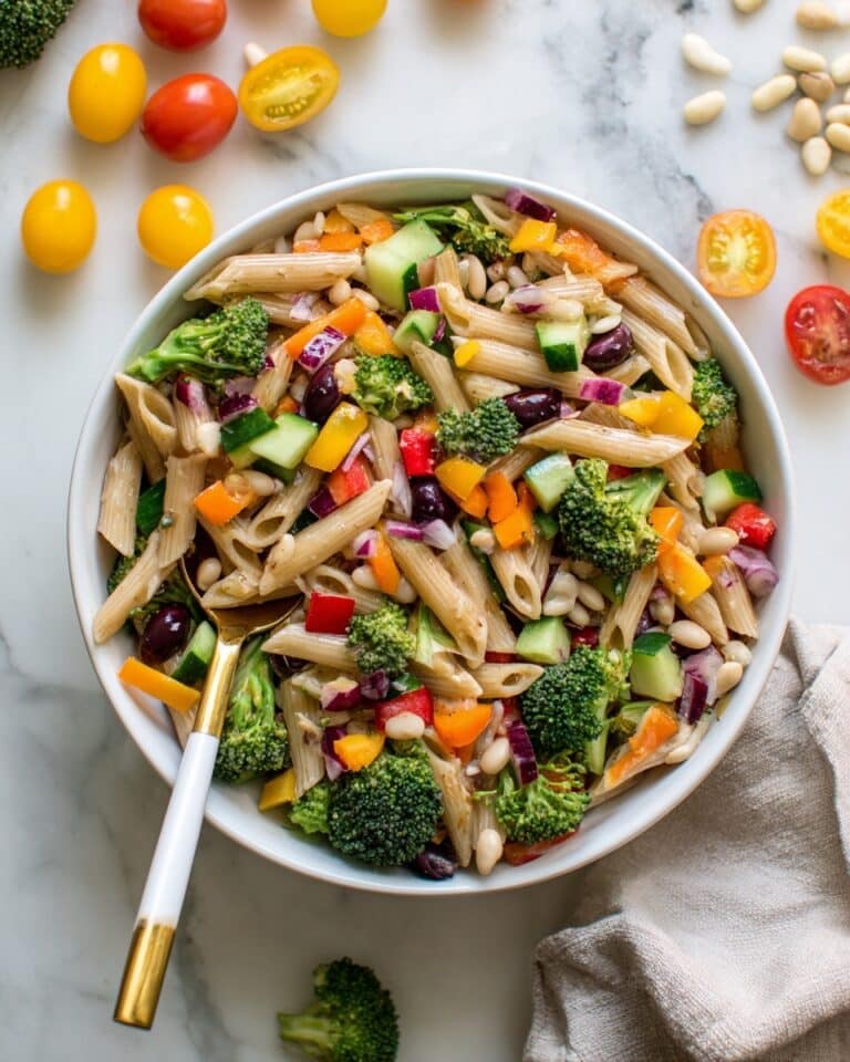 High Protein Pasta Salad Recipe