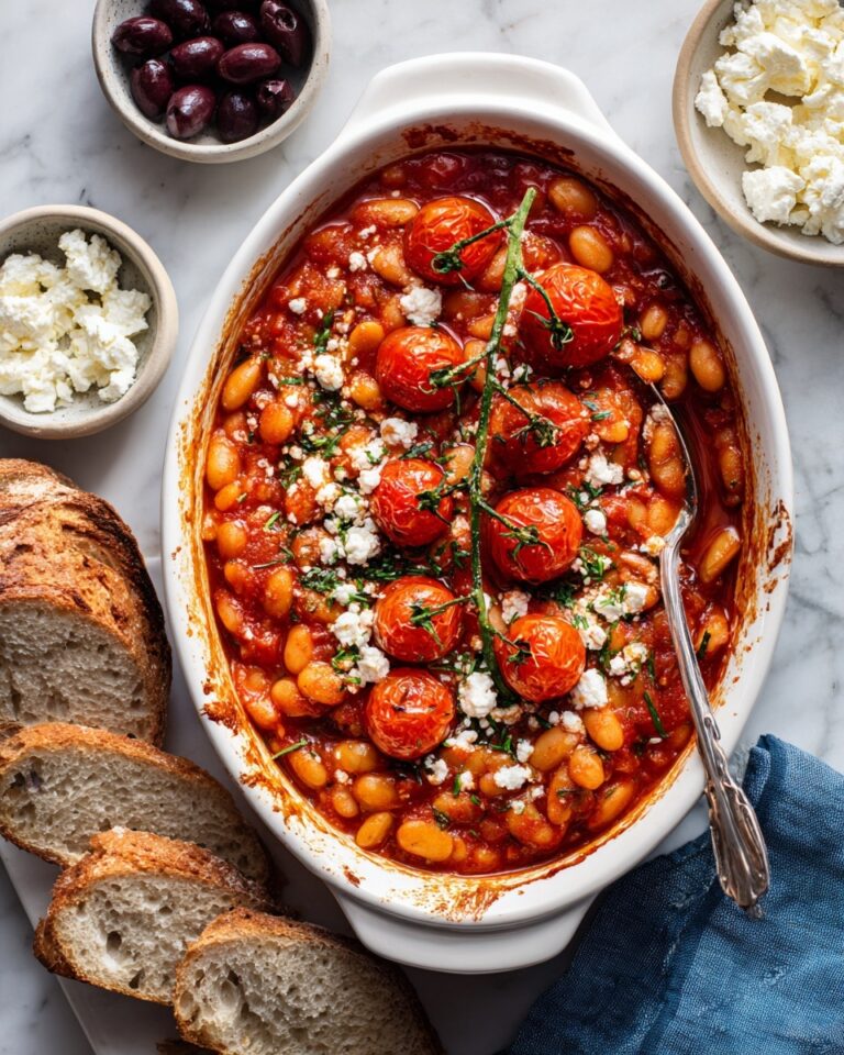 Gigantes Plaki - Greek-Style Baked White Beans Recipe
