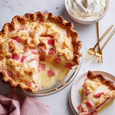 Rhubarb Custard Pie Recipe