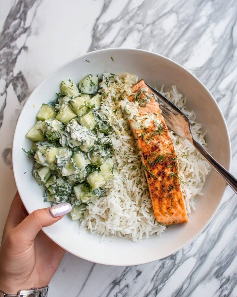 Bang Bang Salmon with Avocado Cucumber Salsa Recipe