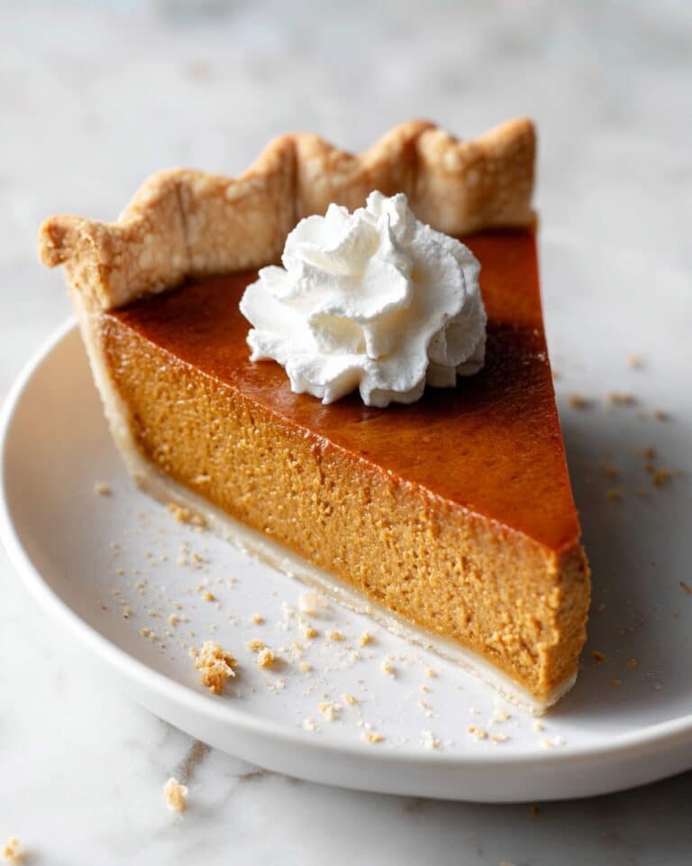 Classic Pumpkin Pie with Spiced Filling and Buttery Crust Recipe