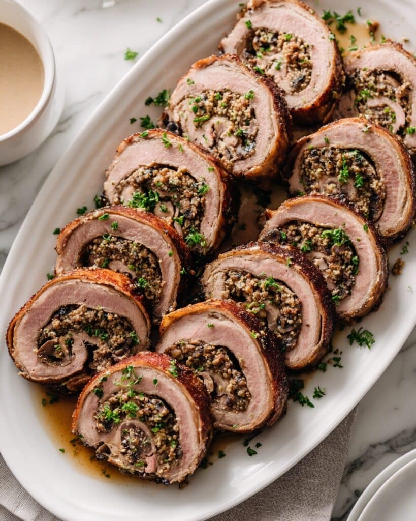 Rolled Flank Steak (Stuffed Steak Pinwheels) Recipe