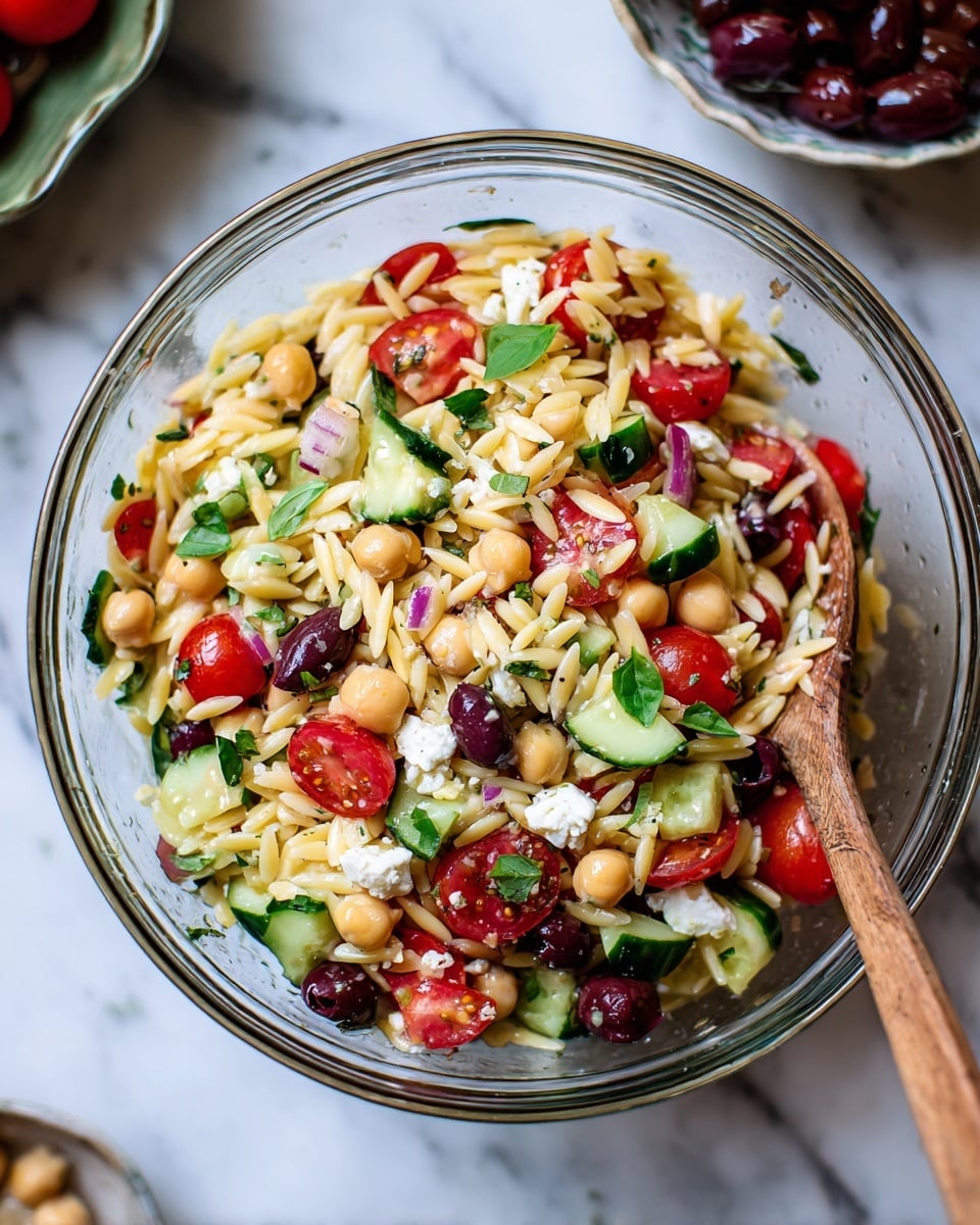 Greek Orzo Salad Recipe