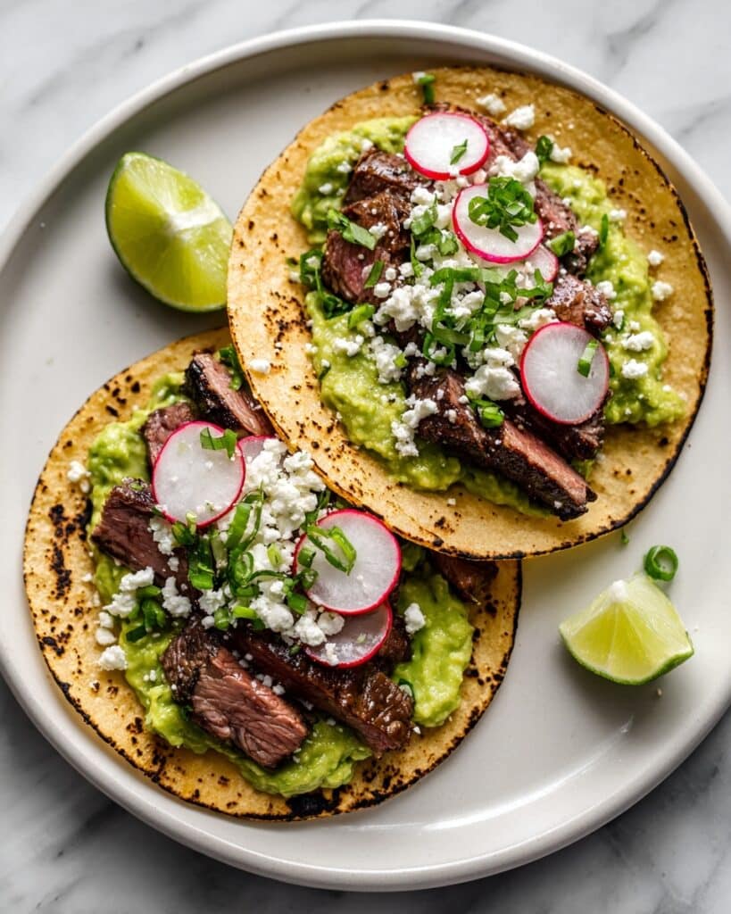 Mouth-Watering Grilled Skirt Steak Tacos with Chimichurri Recipe