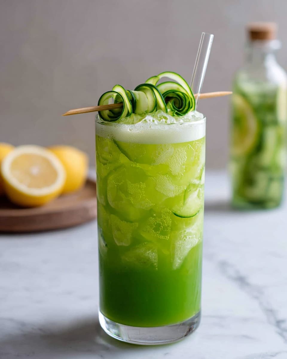 Bubbly and Refreshing Cucumber Spritz Recipe