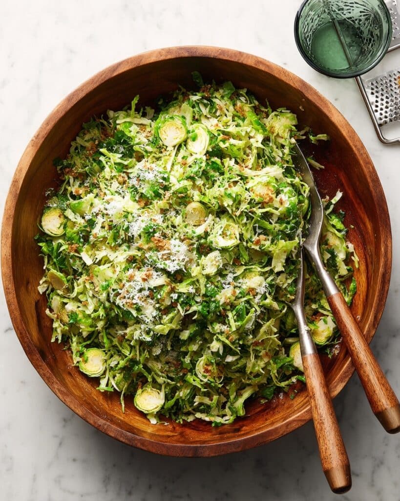 Brussels Sprouts Caesar Salad Recipe