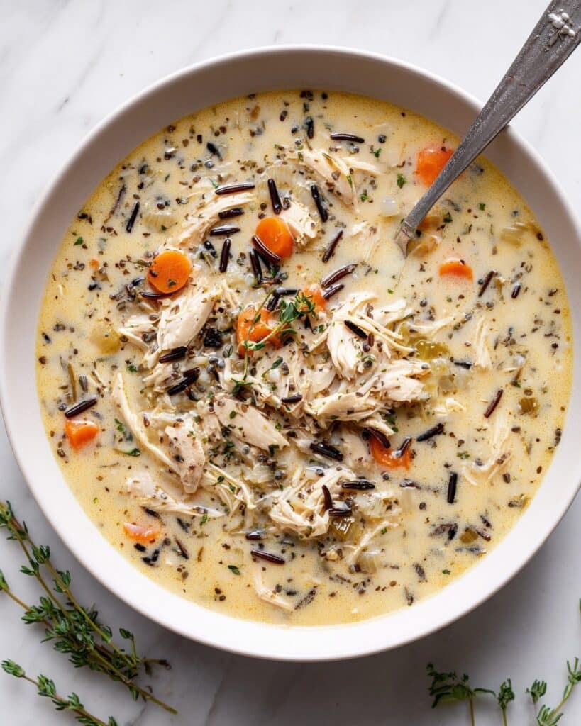 Creamy Chicken and Wild Rice Soup Recipe