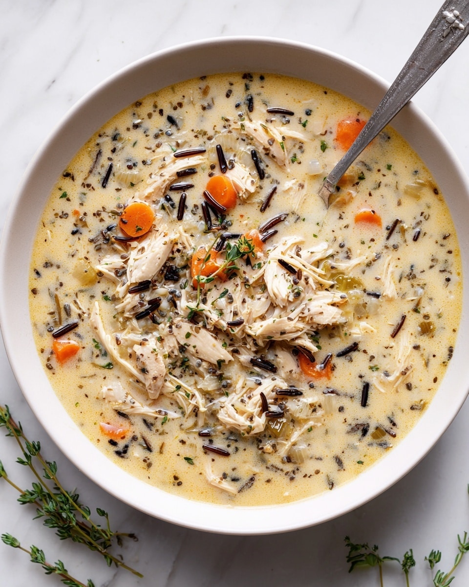Creamy Chicken and Wild Rice Soup Recipe