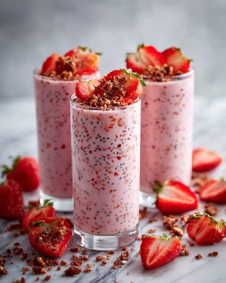 Strawberry Cheesecake Overnight Oats Recipe
