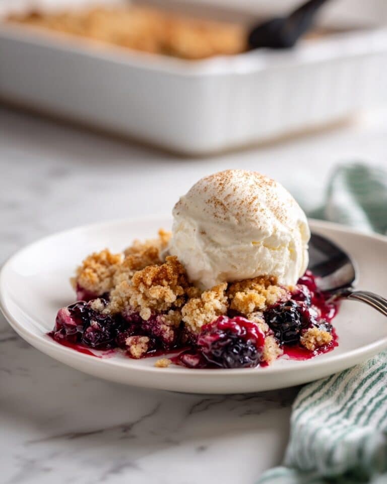 Paleo Blackberry Blueberry Cobbler Recipe