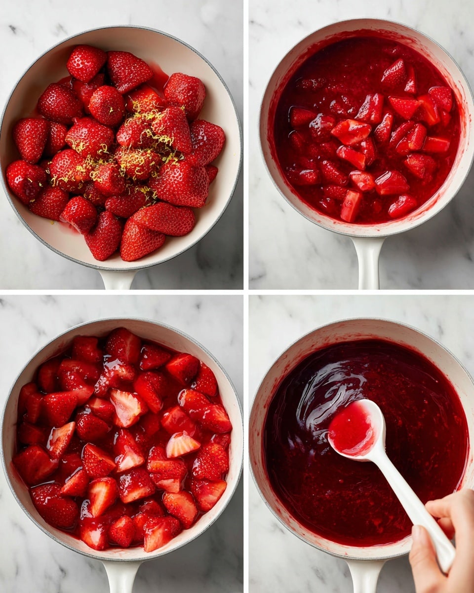Sweet and Tangy Strawberry Compote Recipe - Recipe Image