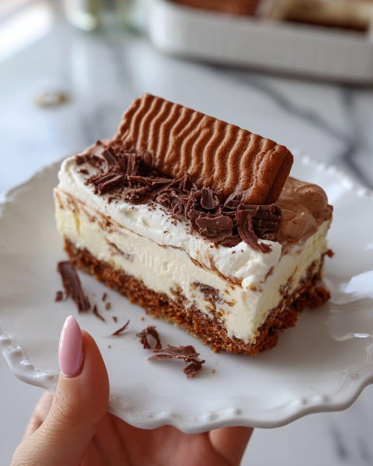 Biscoff No-Bake Cheesecake Recipe
