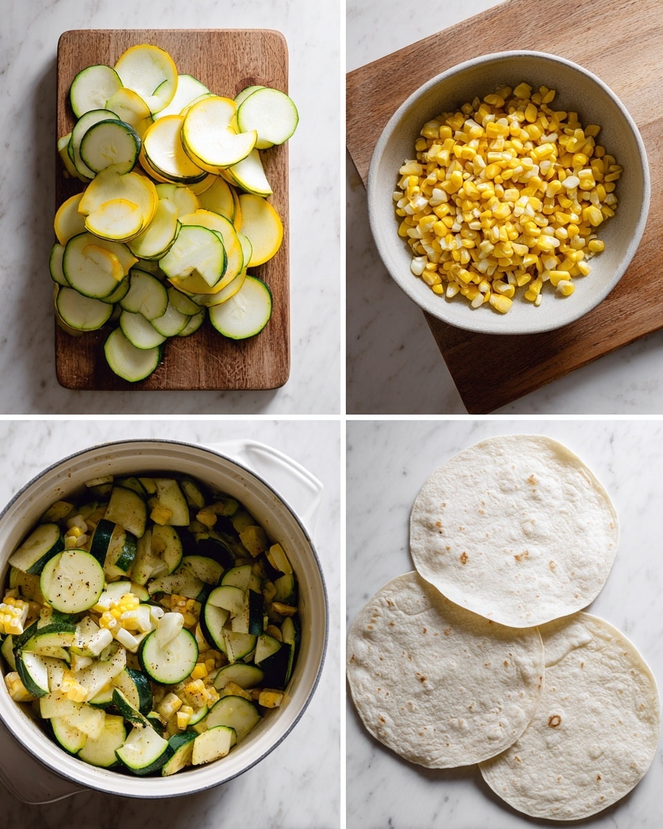 Corn and Zucchini Quesadillas Recipe - Recipe Image