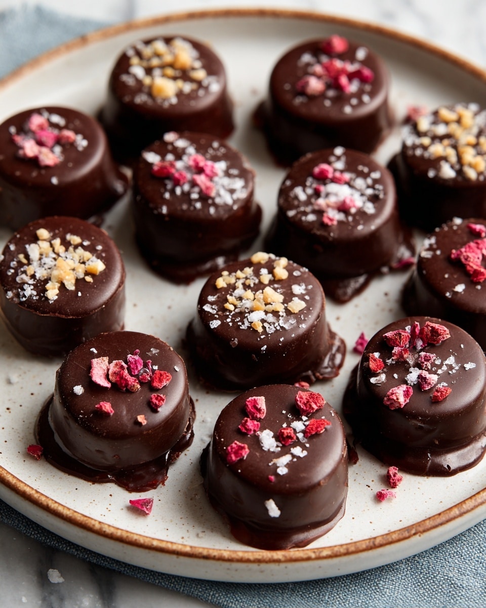 Frozen Chocolate Covered Strawberry Banana Bites Recipe - Recipe Image