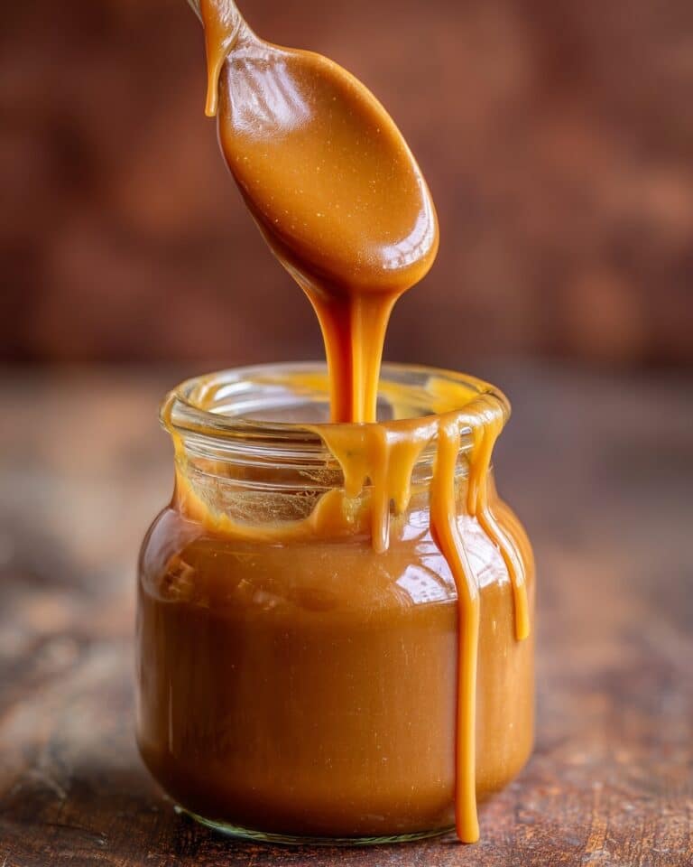Easy Vegan Caramel Sauce with Tahini and Maple Syrup Recipe