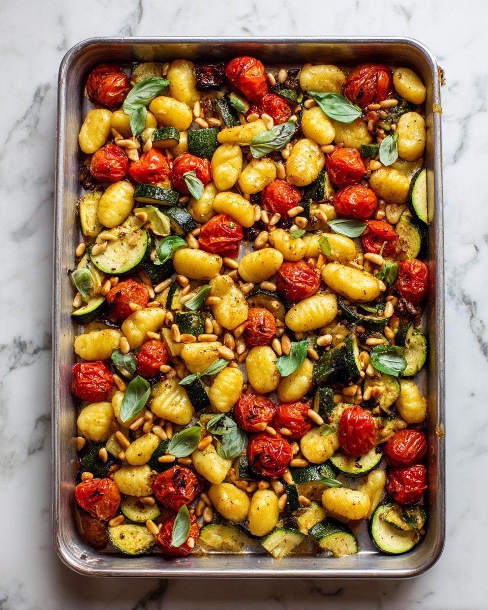 Sheet Pan Gnocchi with Zucchini and Cherry Tomatoes Recipe