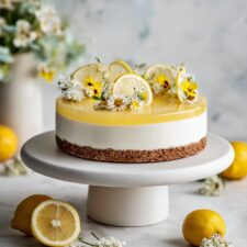 Easy No Bake Lemon Cheesecake Recipe