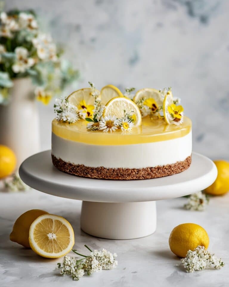 Easy No Bake Lemon Cheesecake Recipe