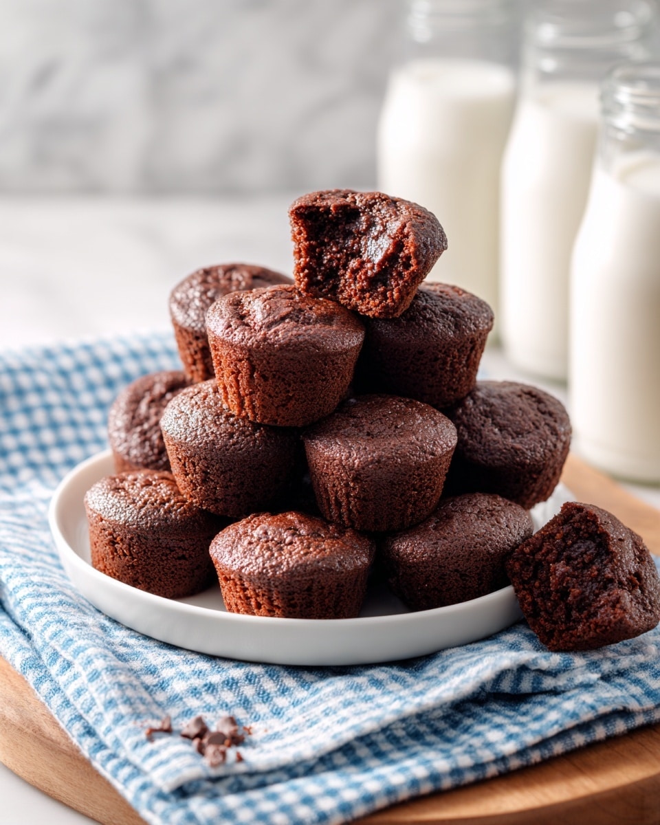 A clear glass bowl sits on a white marbled surface, filled with thick dark brown chocolate batter. A large pile of small, shiny chocolate chips rests on top of the batter, mainly centered. A black spatula with some batter on it lays inside the bowl, touching the side. The batter looks smooth and rich, covering the bottom and sides of the bowl. photo taken with an iphone --ar 4:5 --v 7