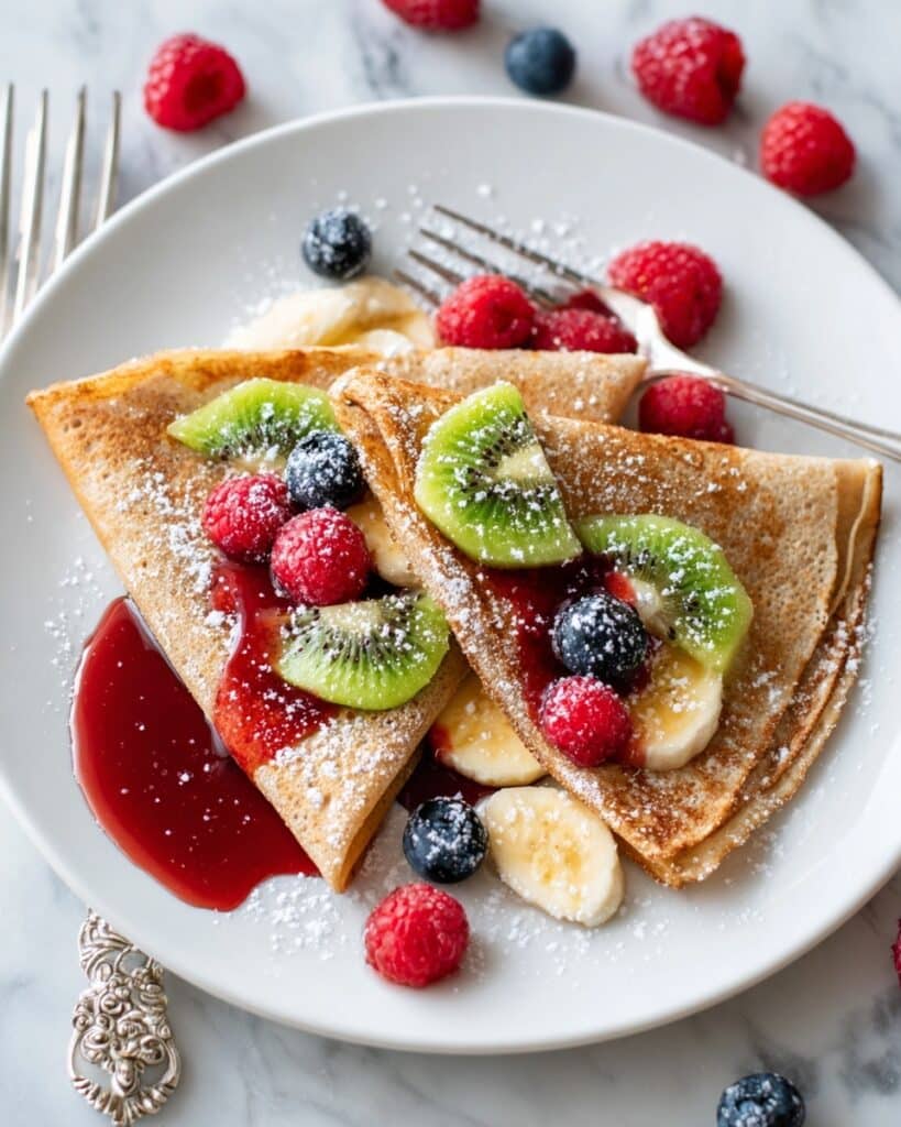 Healthy Oat Flour Crepes Recipe