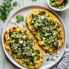 Creamy Black Bean Tlacoyos with Fresh Toppings Recipe