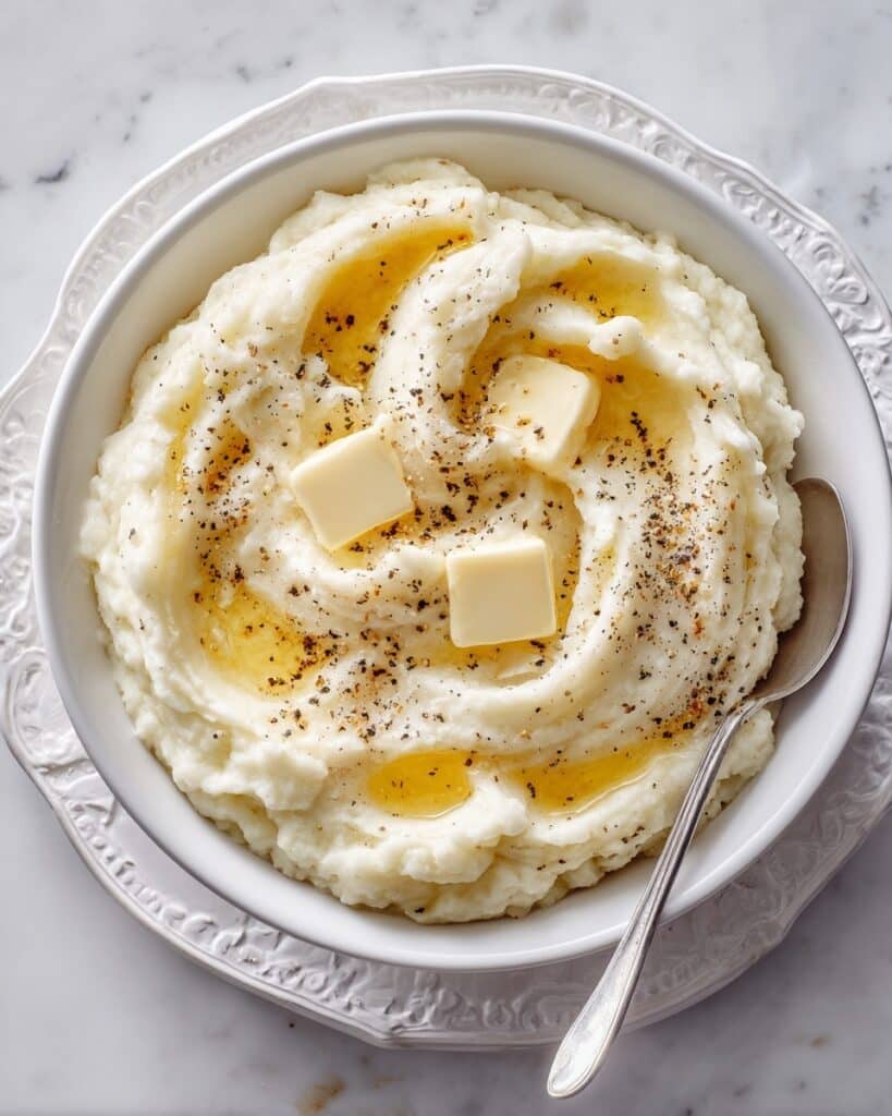 Smoked Gouda Cheesy Mashed Potatoes Recipe