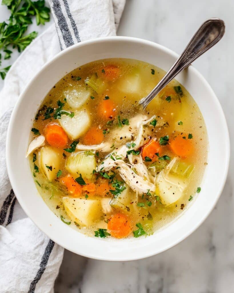 Easy Leftover Turkey Soup Recipe
