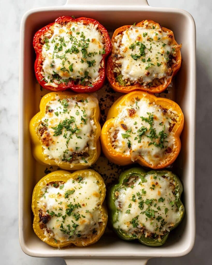 Ground Turkey Stuffed Peppers Recipe