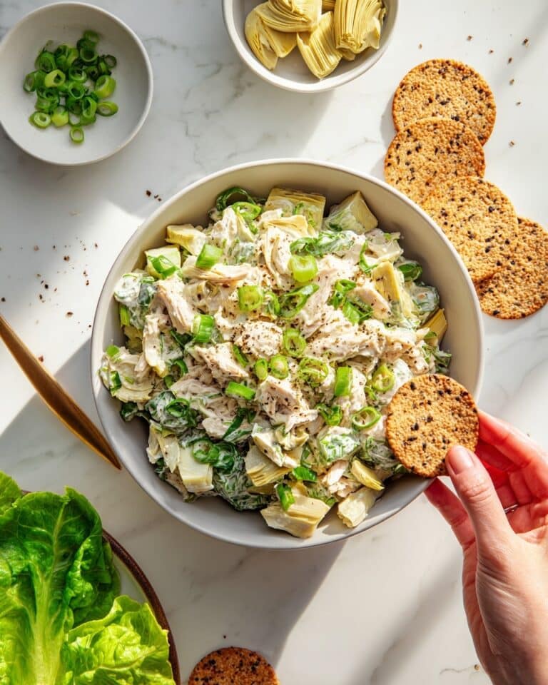 Spinach Artichoke Chicken Salad Recipe