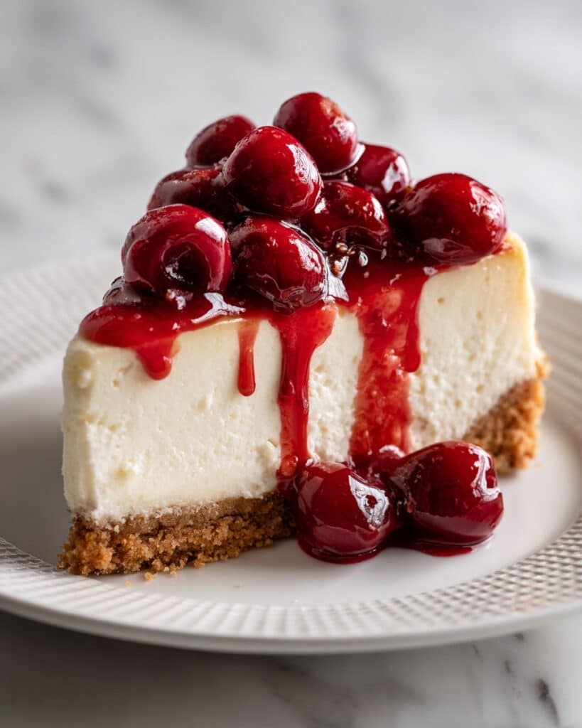 Easy Classic Cherry Cheesecake Recipe