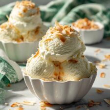 Toasted Coconut Ice Cream – No Churn Recipe