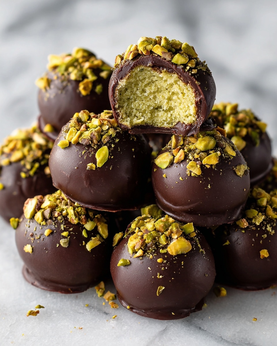 Dubai Chocolate Truffles with Pistachio and Kataifi Crunch Recipe