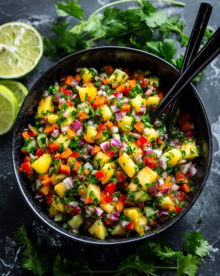 Fresh Pineapple Salsa (Quick & Easy) Recipe