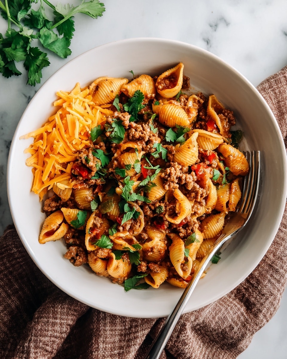 One Pot Taco Pasta Recipe