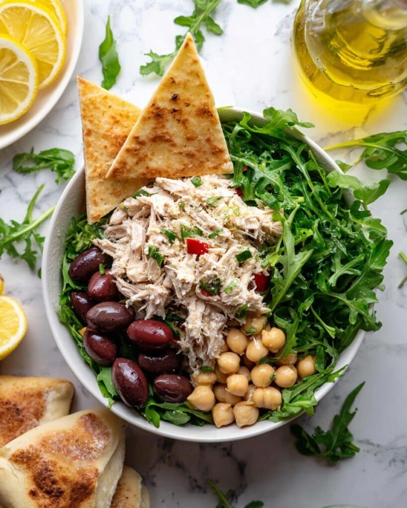 Chickpea and Chicken Salad (No Mayo) Recipe