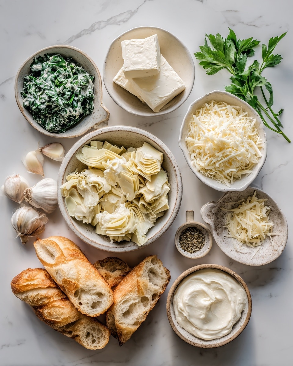 A woman’s hand is sprinkling shredded white cheese over a round white bowl filled with a creamy, textured spinach mixture. The spinach layer is green with bits of creamy white visible through it, and shredded cheese thickly covers the top in a loose, uneven layer. The bowl has a red rim and sits on a white marbled surface with a green cloth partially visible below it. photo taken with an iphone --ar 4:5 --v 7